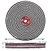Extra Thick 10 inch Coarse Denim Buffing Polishing Wheel（1 Inch Thickness ） for Bench Grinder with 3/4'' Arbor Hole,1 Pack