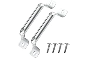 BAUDELUN Heavy Duty Garage Door Lift Handle, 2 Pack Rolled Grip Lift Handle, Compatible with All Residential Doors