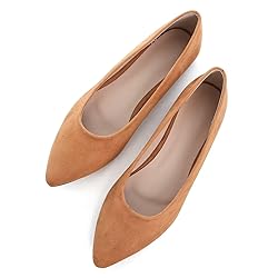 ChaiRong Zhou Casual Flats for Women Soft Suede
