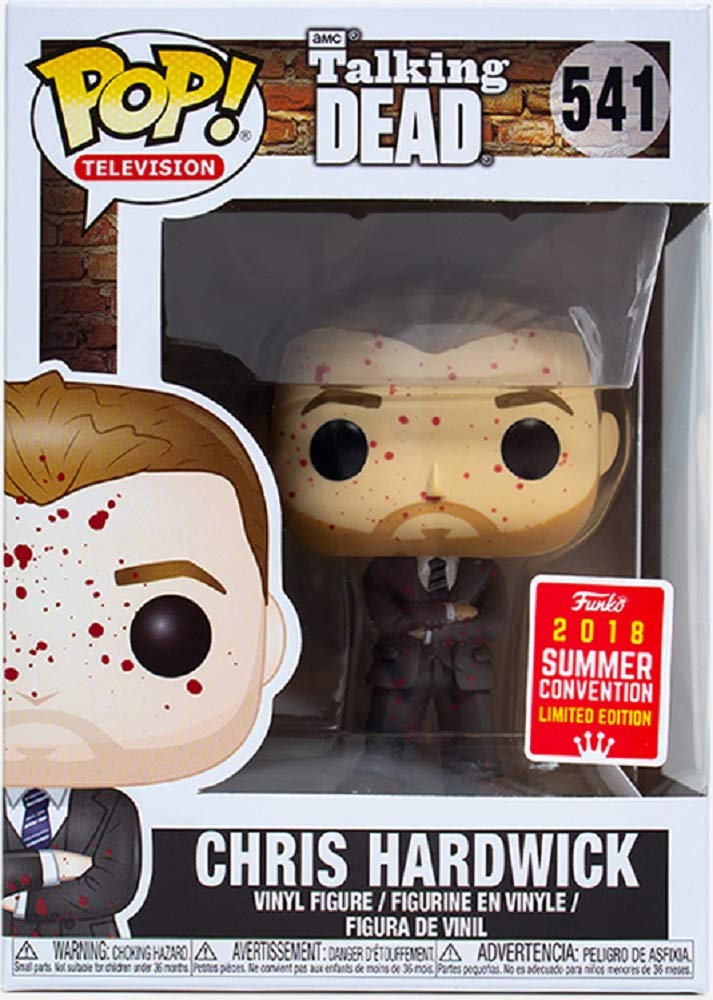Funko Pop! Television: Talking Dead - Chris Hardwick (Blood Splatter Summer Convention 2018 Exclusive) #541