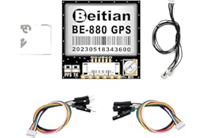 Geekstory BE-880 GPS Receiver Module with Flash HMC5883L Compass 10th Chip GPS Antenna TTL Level 38400bps for Arduino Aircraf