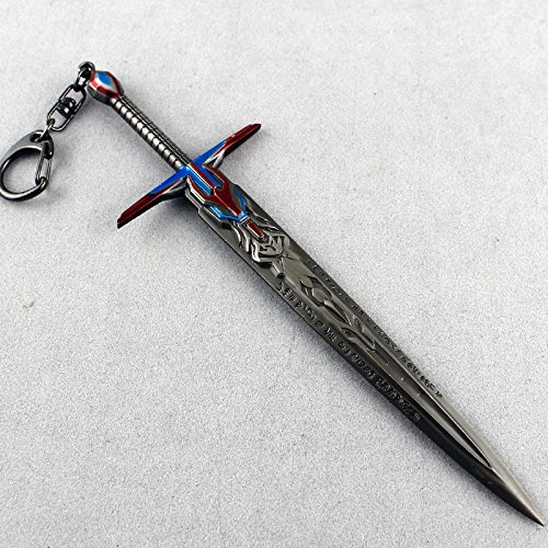 Transformers Optimus Prime Metal Weapons Swords Model Keychain - Image 3
