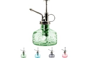 XXXFLOWER Glass Plant Mister Spray Bottle for Indoor Plant Spritzer Succulent Watering Bottle