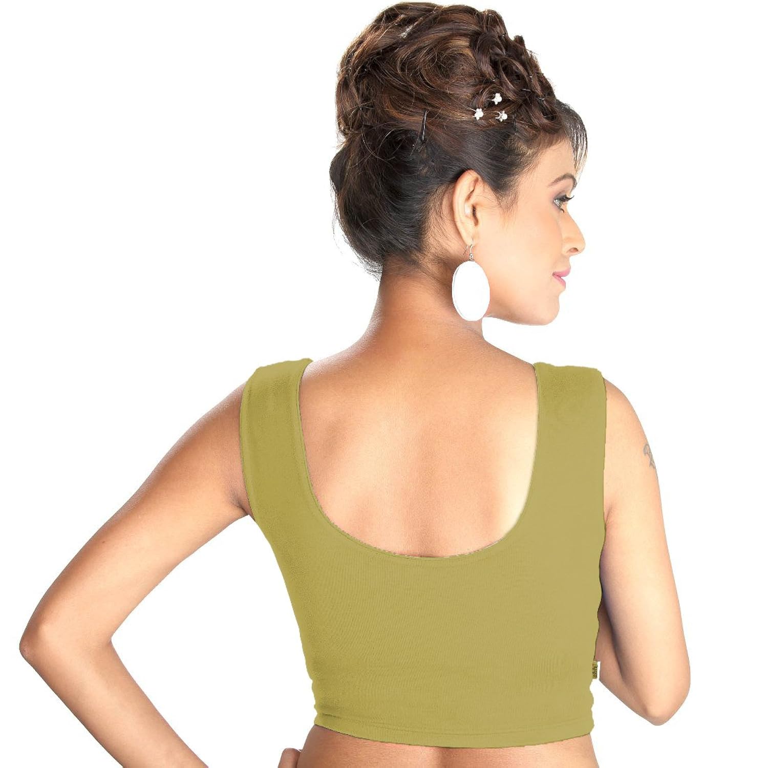 abhi women's poly cotton blouse (jmd1940.p_black)