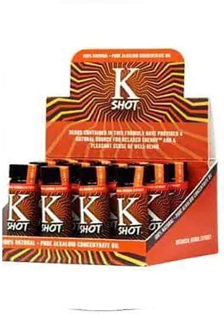 kshot 0.5oz Botanical Extract Liquid Shot pleasurable Energy k Shot 12 Pack: Health & Personal Care