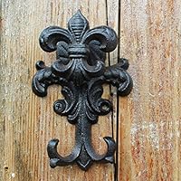 TYIM TY European Hook, Antique Iron, Duplex Hook, Cast Iron Gardening Supplies