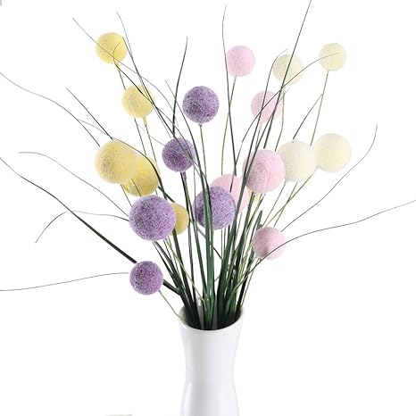 Xyxcmor Artificial Flowers Ball Flowers Bouquet Multicolor For Tall Vase Home Garden Party Wedding Decoration 75cm Amazon Ca Home Kitchen
