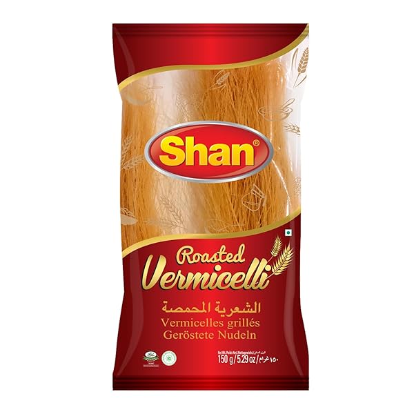SHAN – ROASTED VERMICELLI, 5.29 OZ (150G), TRADITIONAL TASTE, EASY TO COOK, VEGETARIAN