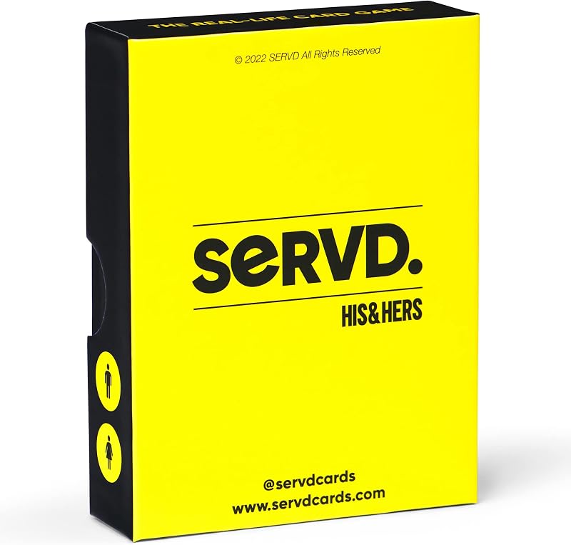 SERVD His & Hers The Hilarious Real-Life Couples Card Game