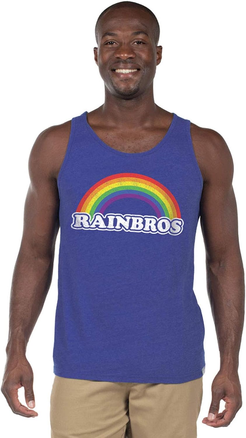 Fun and Loud Tank Tops for Pride, Festivals and Summer - Men's Cut: Clothing
