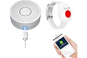 DWYENSLO WiFi Caregiver Pager Call Button Wireless Nurse Alert Call Bell Emergency Alert Pager at Home for Elderly Patients