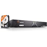 TIGERSECU Super HD 1080P 16 Channel DVR Security Recorder with 4TB Hard Drive, Hybrid 6-in-1 CCTV DVR Recorder Compatible with 2MP and 5MP TVI, AHD, CVI, Analog, RS485 PTZ and IP Cameras