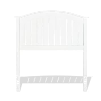 Amazon.com: Finley Wooden Headboard Panel with Curved Top Rail 