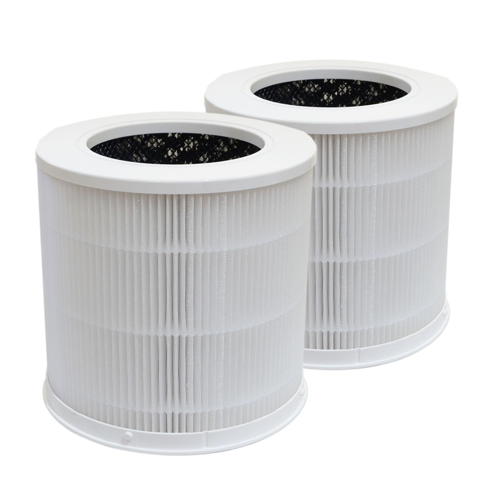 Photo 1 of PUREBURG Replacement Filter Compatible with Xiaomi 4 Compact Smart Air Purifier, 2-Pack H13 HEPA 3-Stage Filtration Activated Carbon 2-in-1