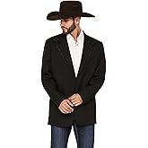 Scully Black Button Front Men's Blazer P-733