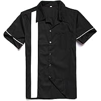 50s シャツ　CASUAL shirt Amazon.com: Anchor MSJ Men's 50s Male Clothing Rockabilly