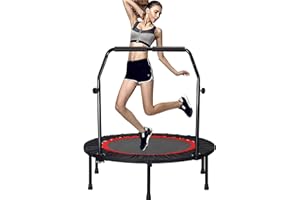 ANWICK Trampoline, Portable Fitnes Foldable Trampoline in-Home Mini Rebounder, Exercise Trampoline for Kid/Adults, 40" Max Load 330lbs