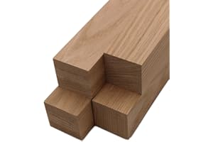 Barrington Hardwoods White Oak Lumber Turning Blanks (4 Pieces) (2" x 2") (2" x 2" x 36")