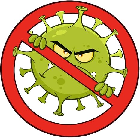 Fun Aufkleber Anti Virus Anti Corona Lustige Motive Fur Alle Welche Die Welt Nicht Nur Schwarz Weiss Sehen Amazon De Auto