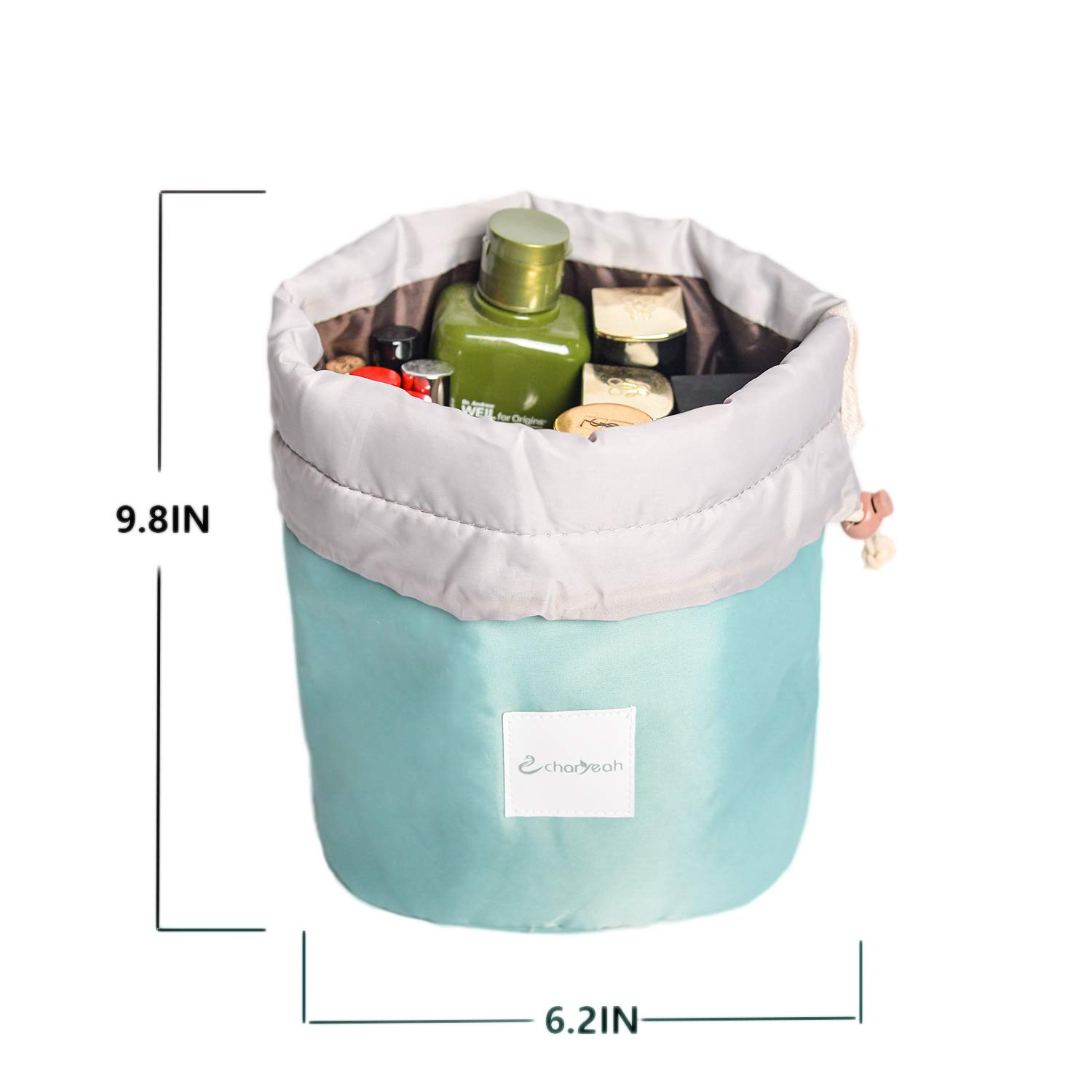 Charyeah Makeup Beauty Handy Bag Travel Cosmetic Case Brush Organizer Pouch Toiletry Kit Women Girls Storage Multifuncition Carry Bags Holder with Zipper : Beauty