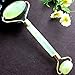 Jade Roller for Face Neck Beauty,100% Hand Made Natural Premium Jade Stone Rollers,Great Anti Aging Tools for Facial Skin Rejuvenation and Slimming Massage,Double Smooth Rollers.(English E-Manual)