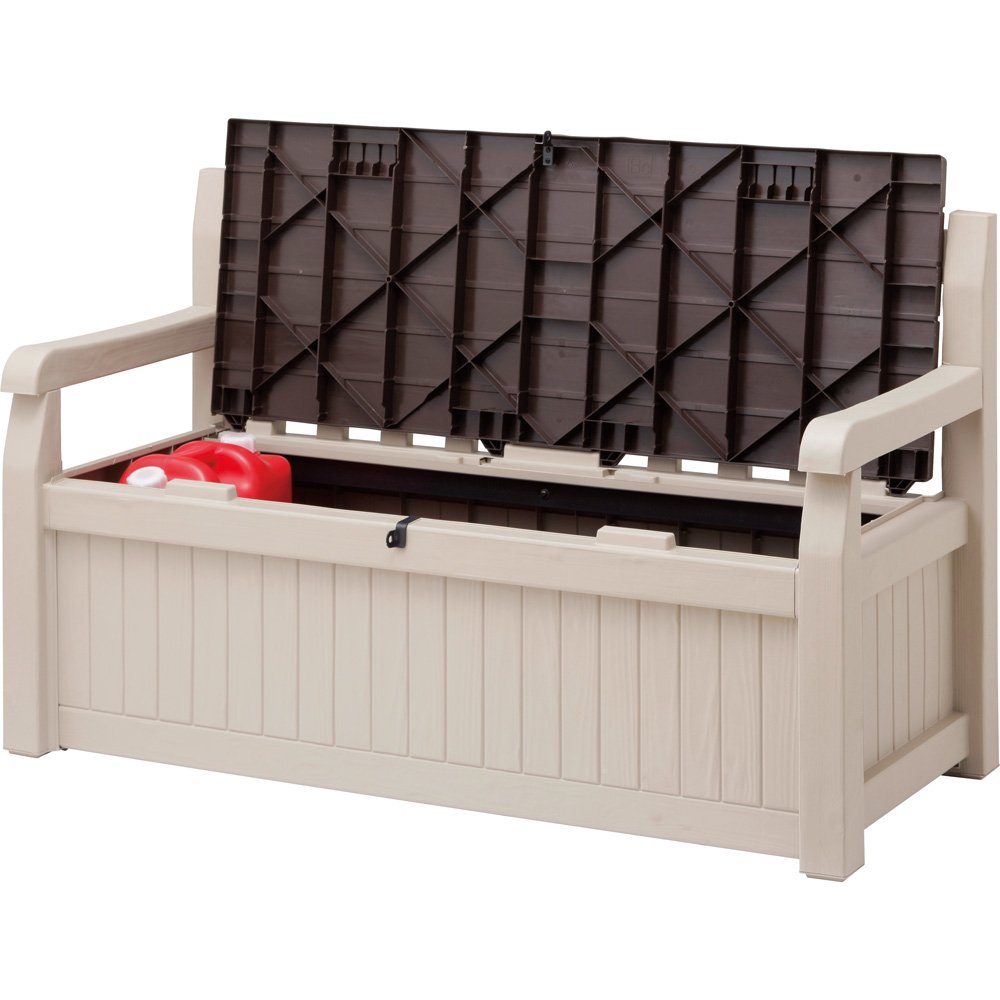 B0794vwpm1 Keter社製ガーデン収納ベンチ G ガーデン用チェアベンチ パーティを彩るご馳走や Rumble Media