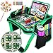 Kids Travel Tray, ZALALOVA Car Seat Travel Tray Children Eating Snack & Drawing Tray Waterproof Play Table