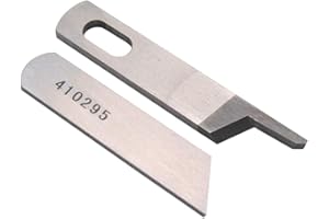 CKPSMS brand -1SET #50143403+50145403 Upper + Lower Knife Blade Compatible with Bernina Bernette 003,004,334,700,800,1100 Juki MO-623 MO-634D MO-644D MO-655 MO-735 Serger