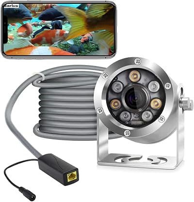 Barlus 5MP Underwater Camera POE 100° Wide-angle Fill Light IP68 Waterproof