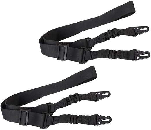 Ajustable Dos Punto táctico rifle Sling Pistola multifunción ...