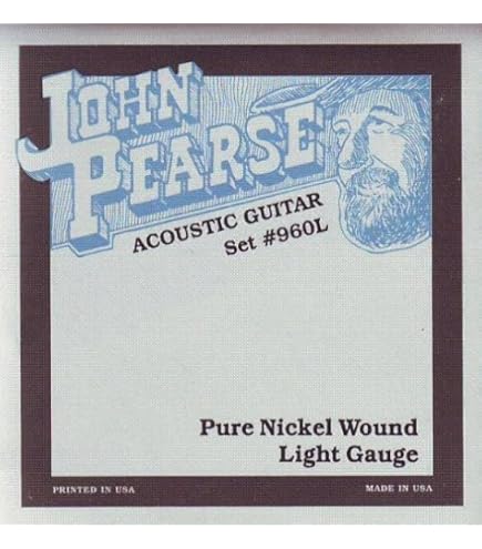 Amazon.com: John Pearse 980M Acoustic Strings Pure Nickel 13