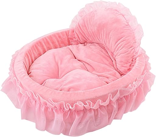 pink pet beds dogs
