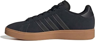 Hombre Grand Court Base 00S Shoes, Core Black/Core Black/Grey Two, 45 1/3 EU