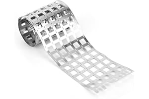 JADESHAY 6P Nickel Plating Strip, 1m Nickel Plated Steel Strip for 18650 Lithium Battery Pack Spot Welding (6P 0.15 * 107.5mm)