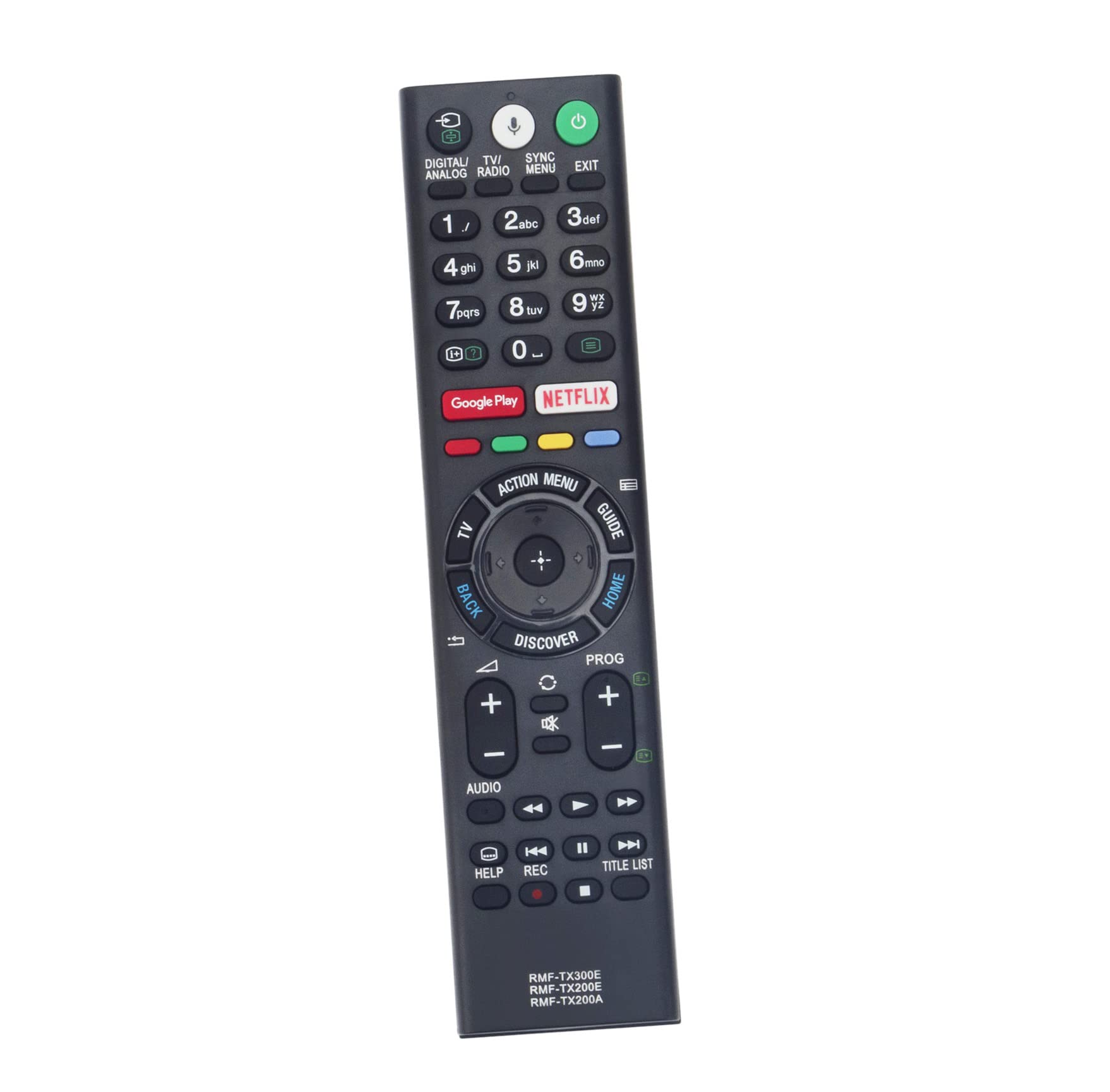 AULCMEET RMF-TX300E RMF-TX200E RMF-TX201E RMF-TX200A Replacement Voice Remote Control Compatible with Sony OLED TV KD-43XD8305 KD-43XD8088 KD-49XD8088 KD-75XE8596 KD-43XE8096 KD-43XE8077 KD-43XE8004