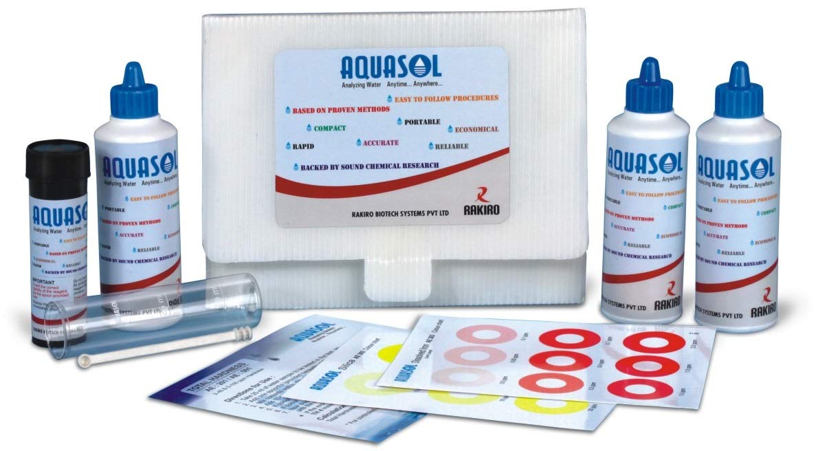 AQUASOL Plastic Free Chlorine DPD Test Kit (0.12 mg/L) Amazon.in