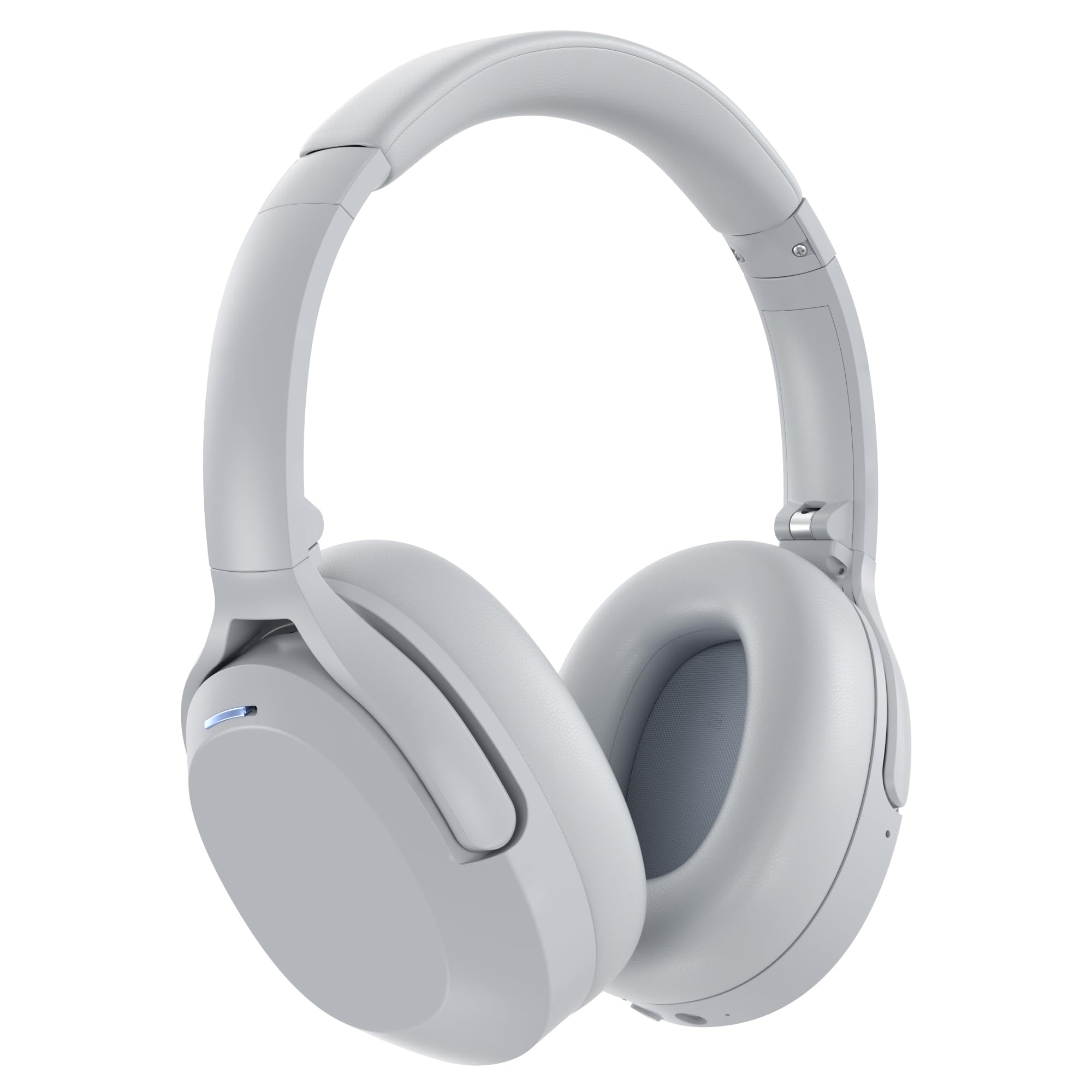 Rebocico Active Noise Cancelling Headphones, Wireless Bluetooth Over-Ear Headphones with Microphone,120H Playtime, Foldable Overhead Headphone with Deep Bass, Fast Charging for Home Travel Office