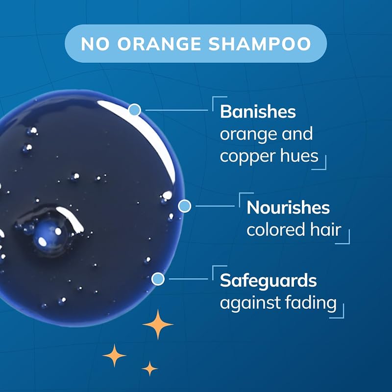 Wonder NoOrange Shampoo, Champú Anti-Anaranjado, 1000 ml