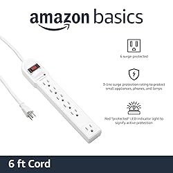Amazon Basics Surge Protector Power