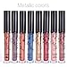 16 Colors Set Waterproof Liquid Makeup Lip Pencil Matte Lipstick Lip Gloss Super Long Lasting (16 Pcs)