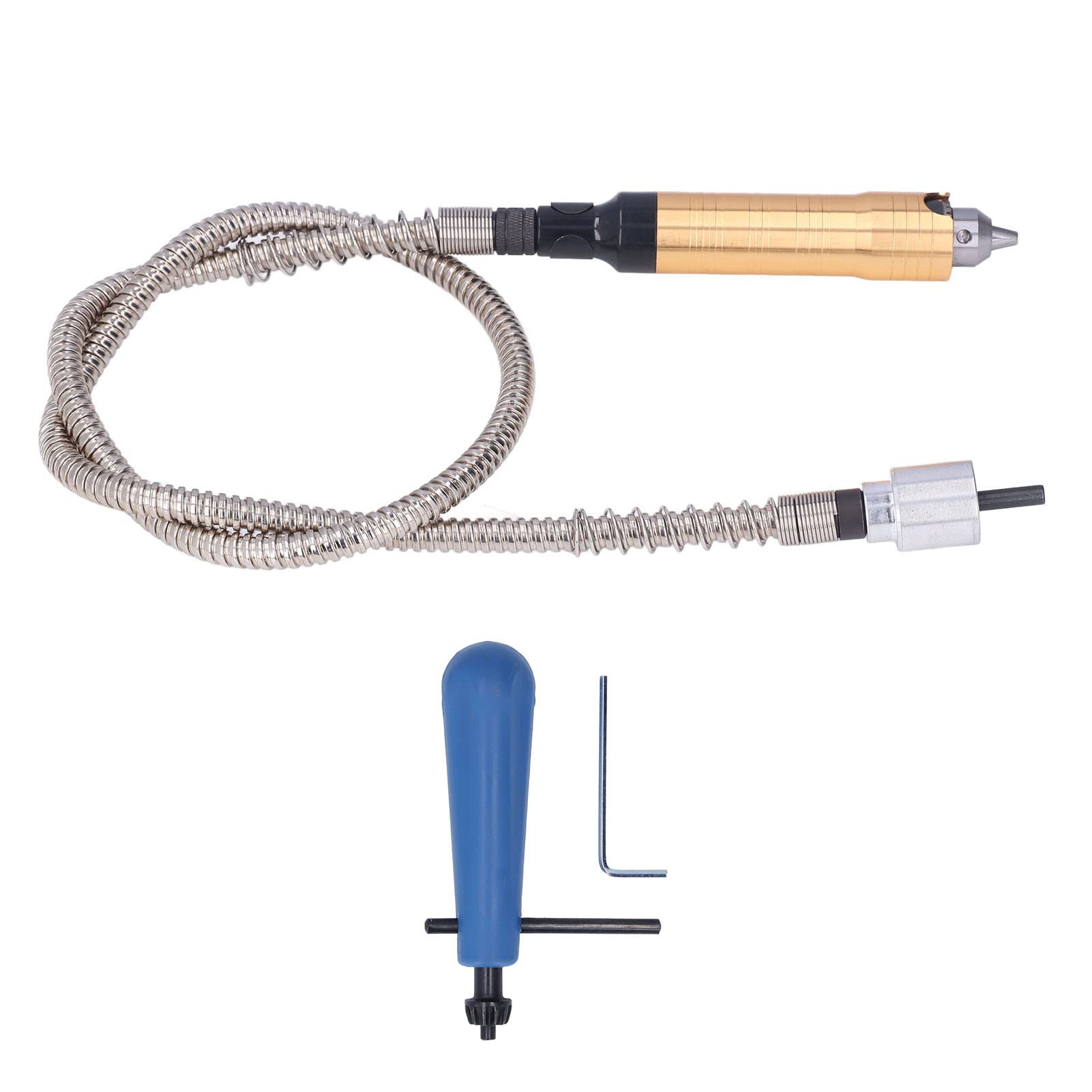 Flex Shaft Extension Chuck with 6mm Key Tool Adapter Flexible Attachment for Electric Drill Grinder