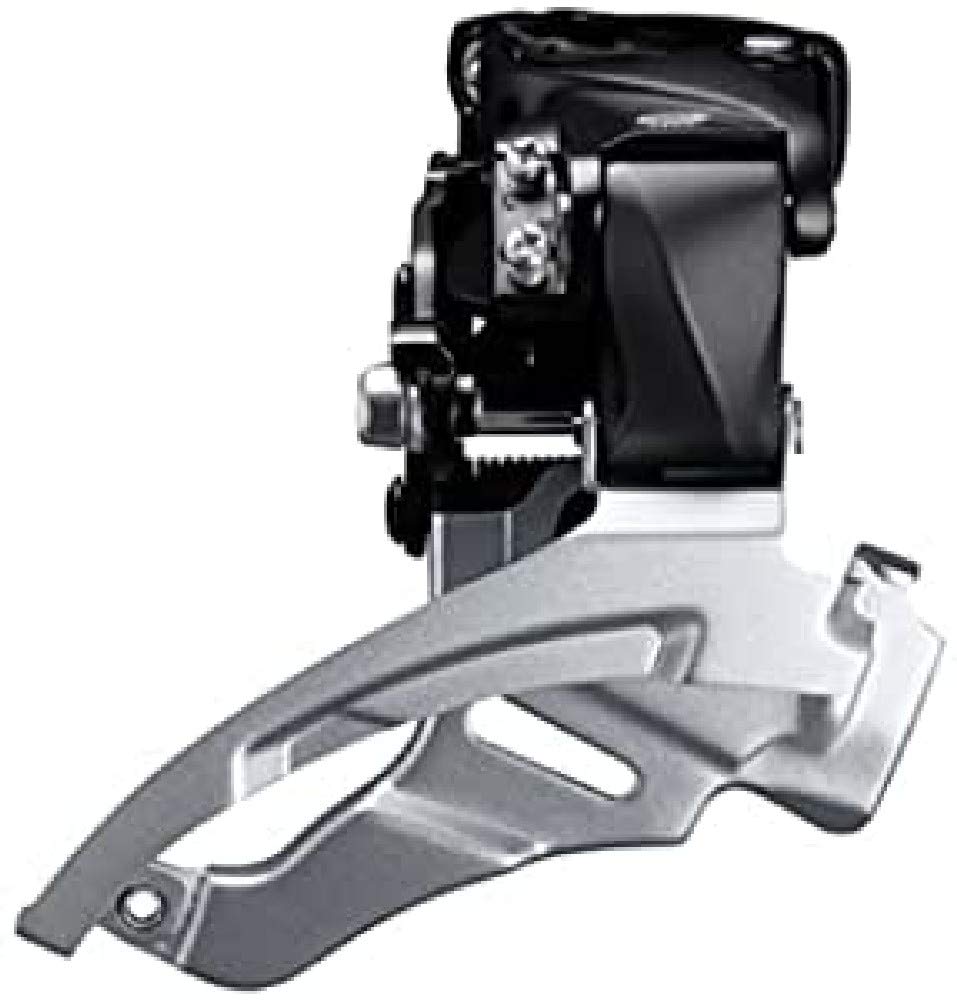 Shimano FD-M2000 Altus 9-speed hybrid front derailleur, conventional swing, dual-pull