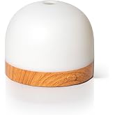 Plant Therapy Home AuraDrop Fan Diffuser - Designed for Easy, Everyday Use, Gentle Airflow from Built in Fan, Color-Changing Light Feature