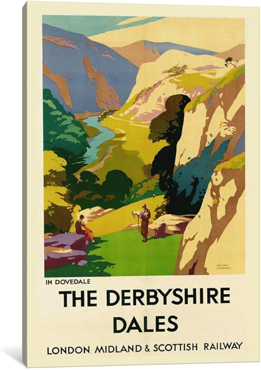 Shop Frank Sherwin The Derbyshire Dales Canvas Art Multi
