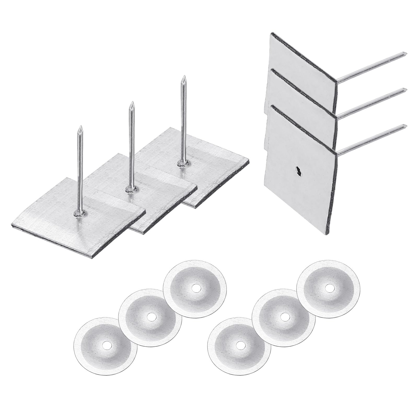 PATIKIL 30mm Self Stick Insulation Pins, 50Sets