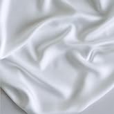 DOZ Flat Sheet, 100% Viscose derived from Bamboo, Organically Grown, Buttery Soft, Cooling Sheets, High GSM, 1 Top Sheet Only (Snow, Twin/Twin XL)