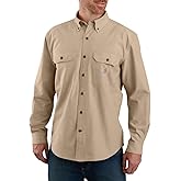 Carhartt Men's Loose Fit Midweight Chambray Long-Sleeve Shirt