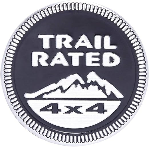 Jeep Trail Rated Car Emblem Sticker Buy Online at Best Price in UAE
