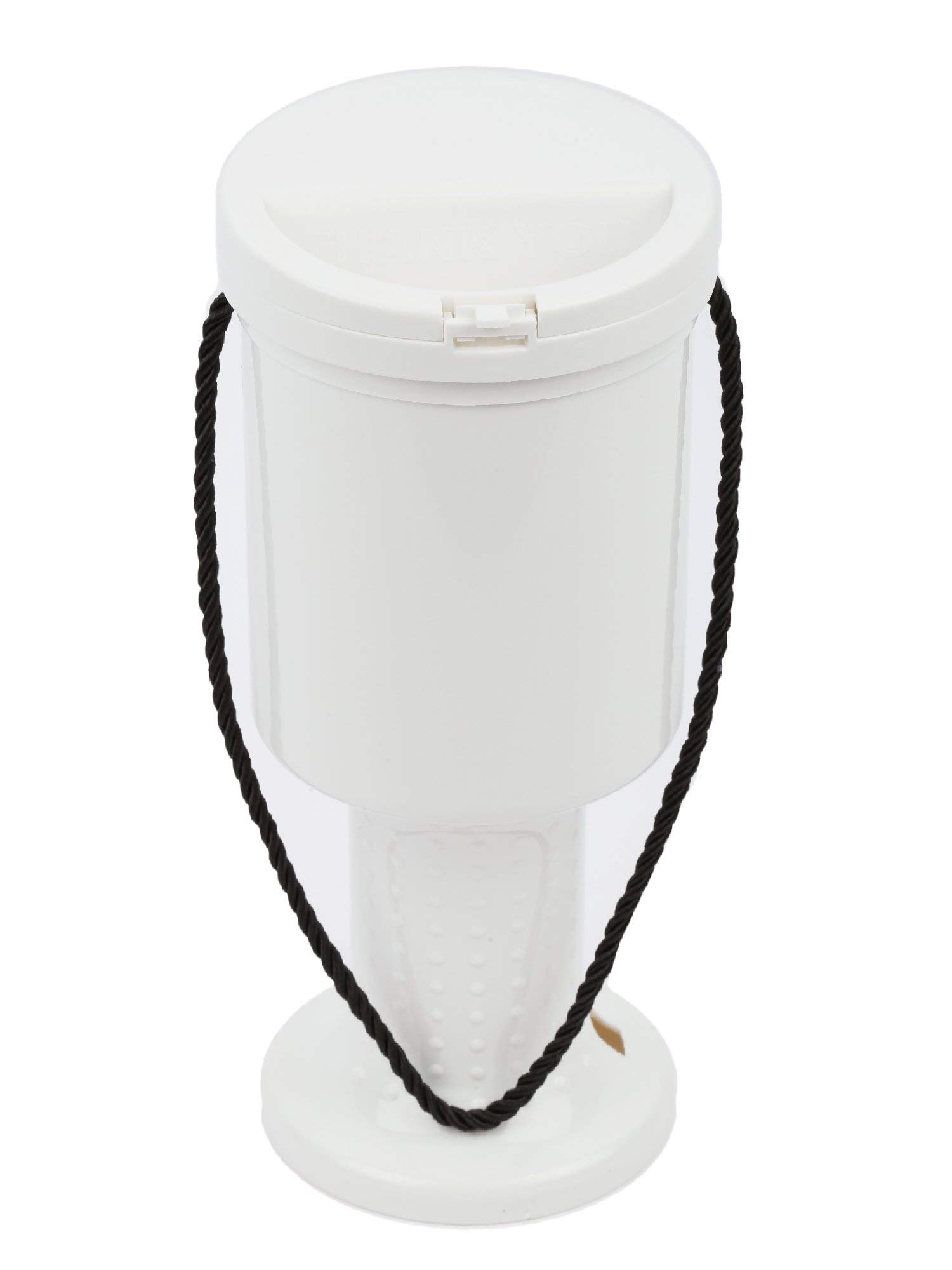 My Charity Boxes - Hand Held Plastic Collection Box. Charity Box- Money Box- White