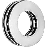uxcell AXK1528 Thrust Needle Roller Bearings with Washers 15mm Bore 28mm OD 2mm Width